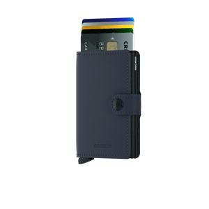 Secrid MiniWallet - Matte Blue with Black