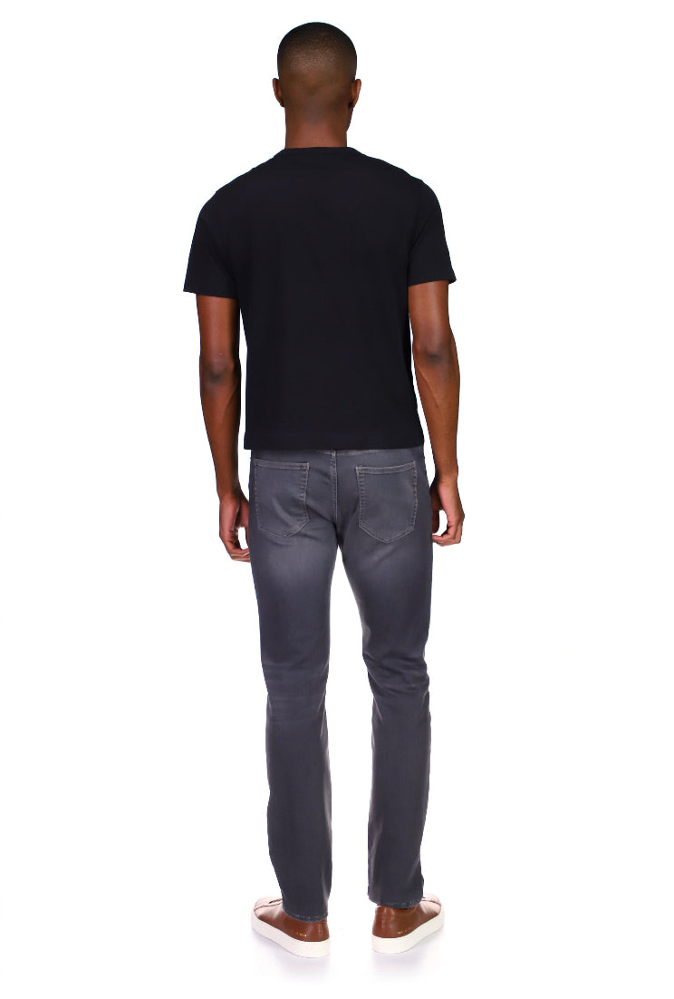 DL1961 Nick - Mid-Grey wash with contrast stitching